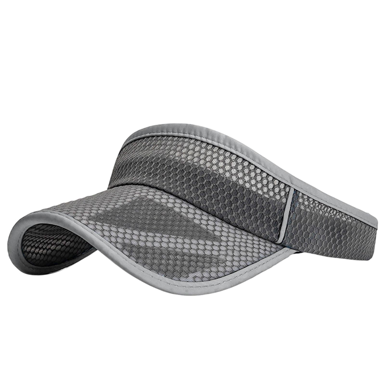 Summer Sun Hat Lightweight Outdoor Protection Cap for Vacation Tennis Sports Dark Gray