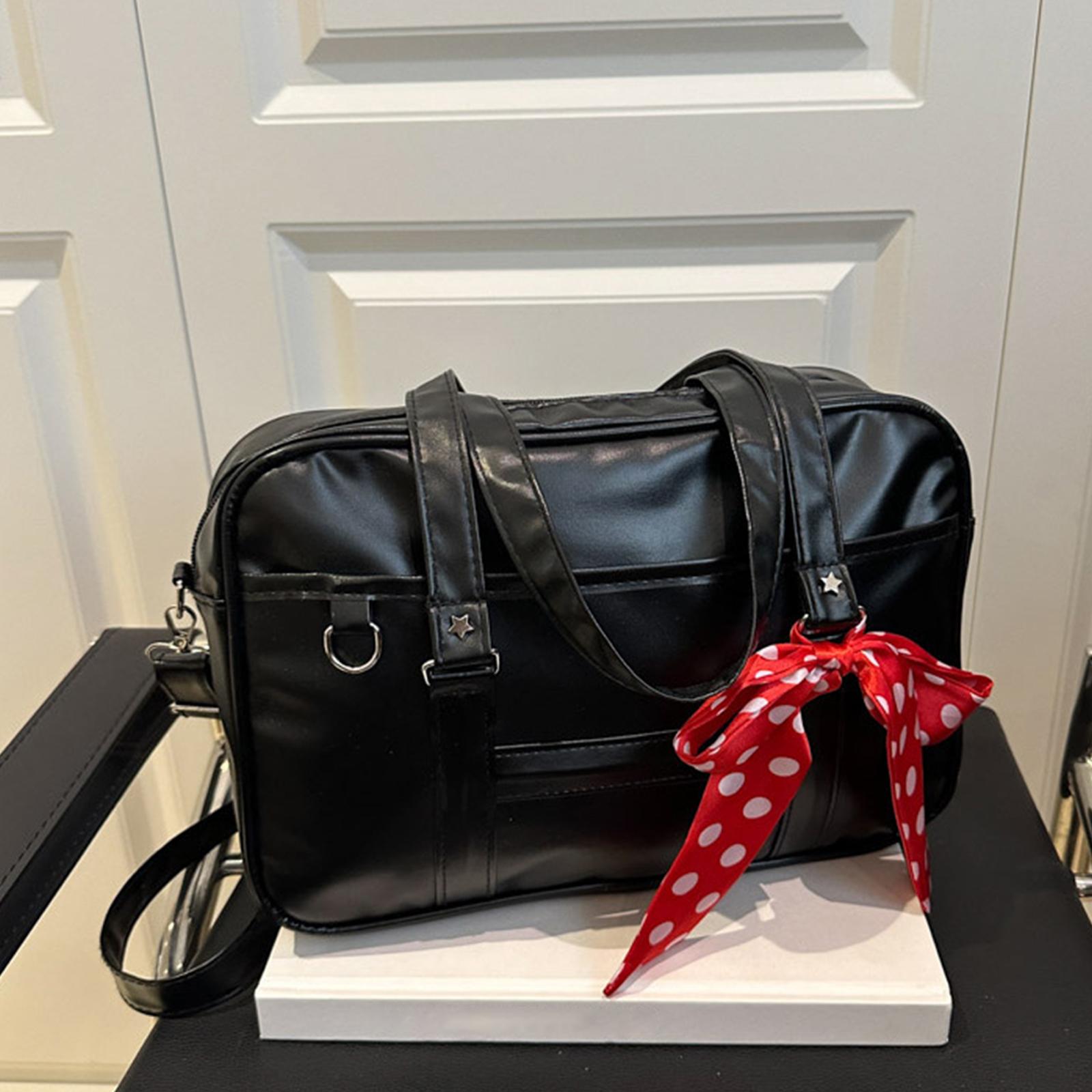 Japanese Stylish Shoulder Bag PU Leather School Backpack Shopping Bag JK Bag