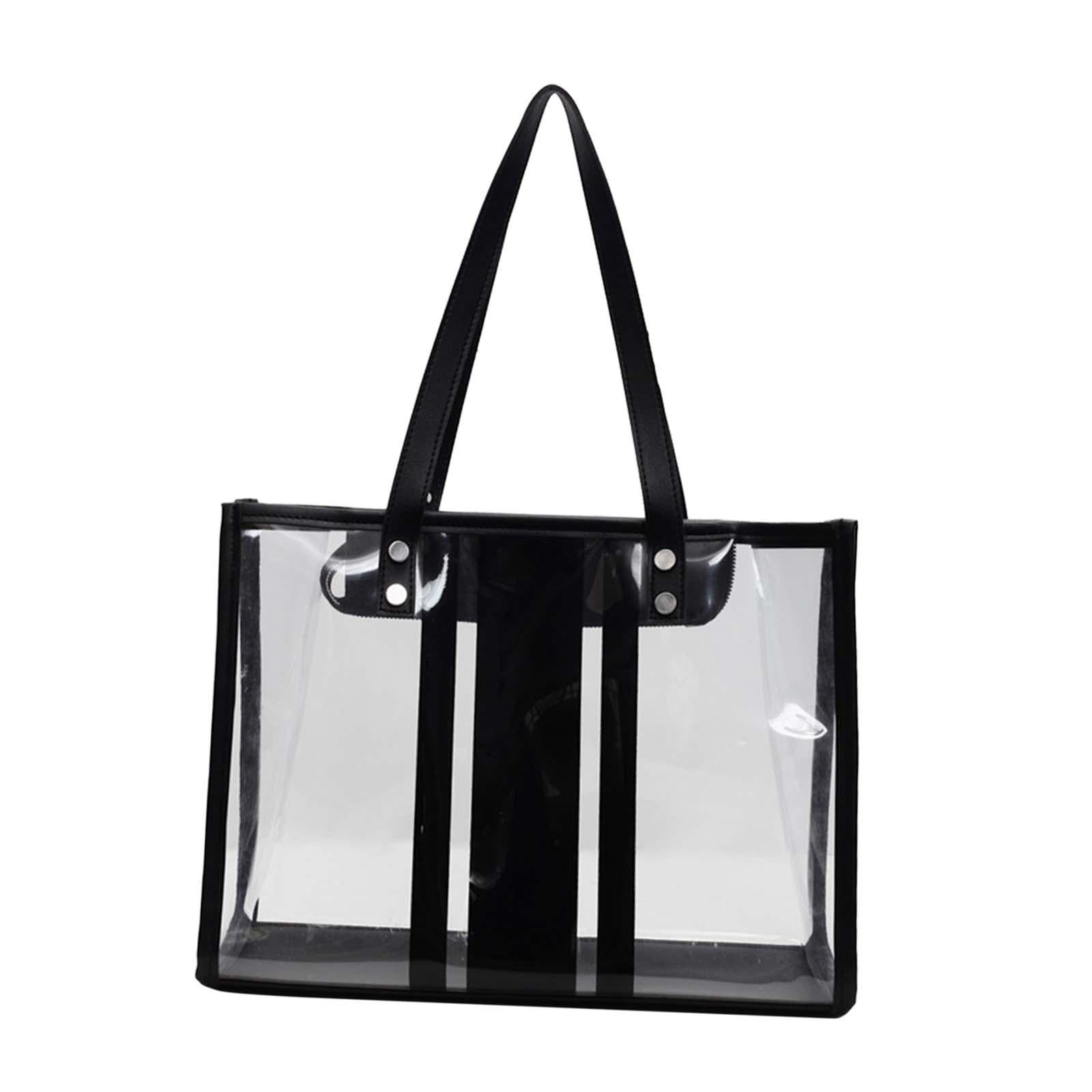 Women Clear Beach Bag Premium Practical Tote Bag for Holiday Vacation Picnic