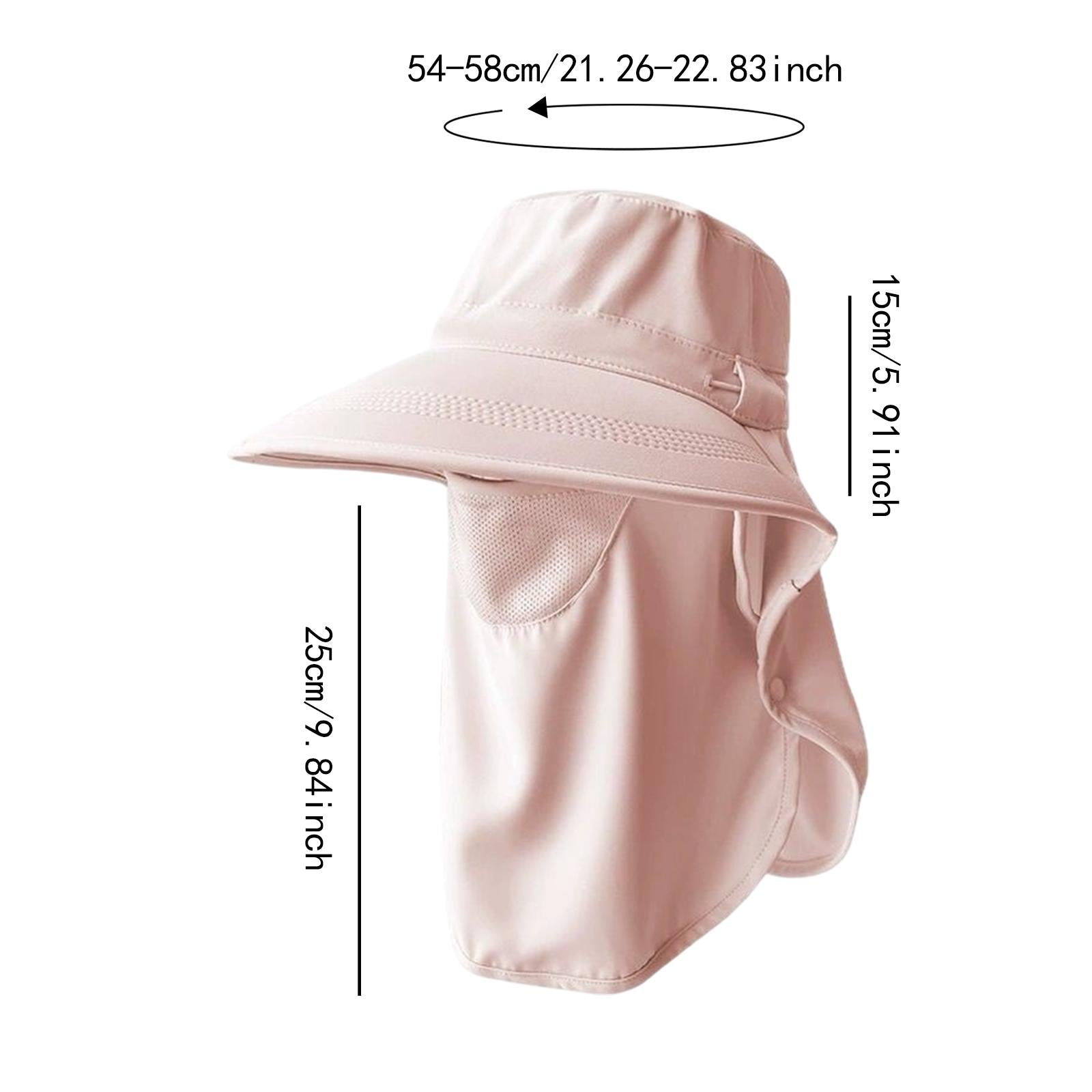 Mens Fishing Cap Fisherman Hat Sun Hat for Outdoor Sports Gardening Climbing Light Pink