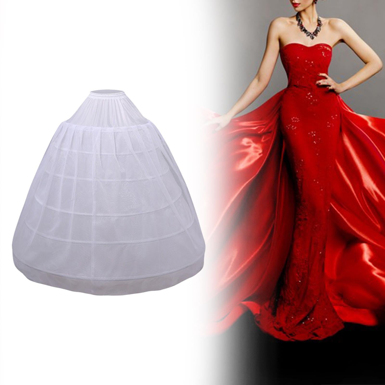 Women Crinoline Petticoat Elegant Hoop Petticoat for Evening Banquet Cosplay