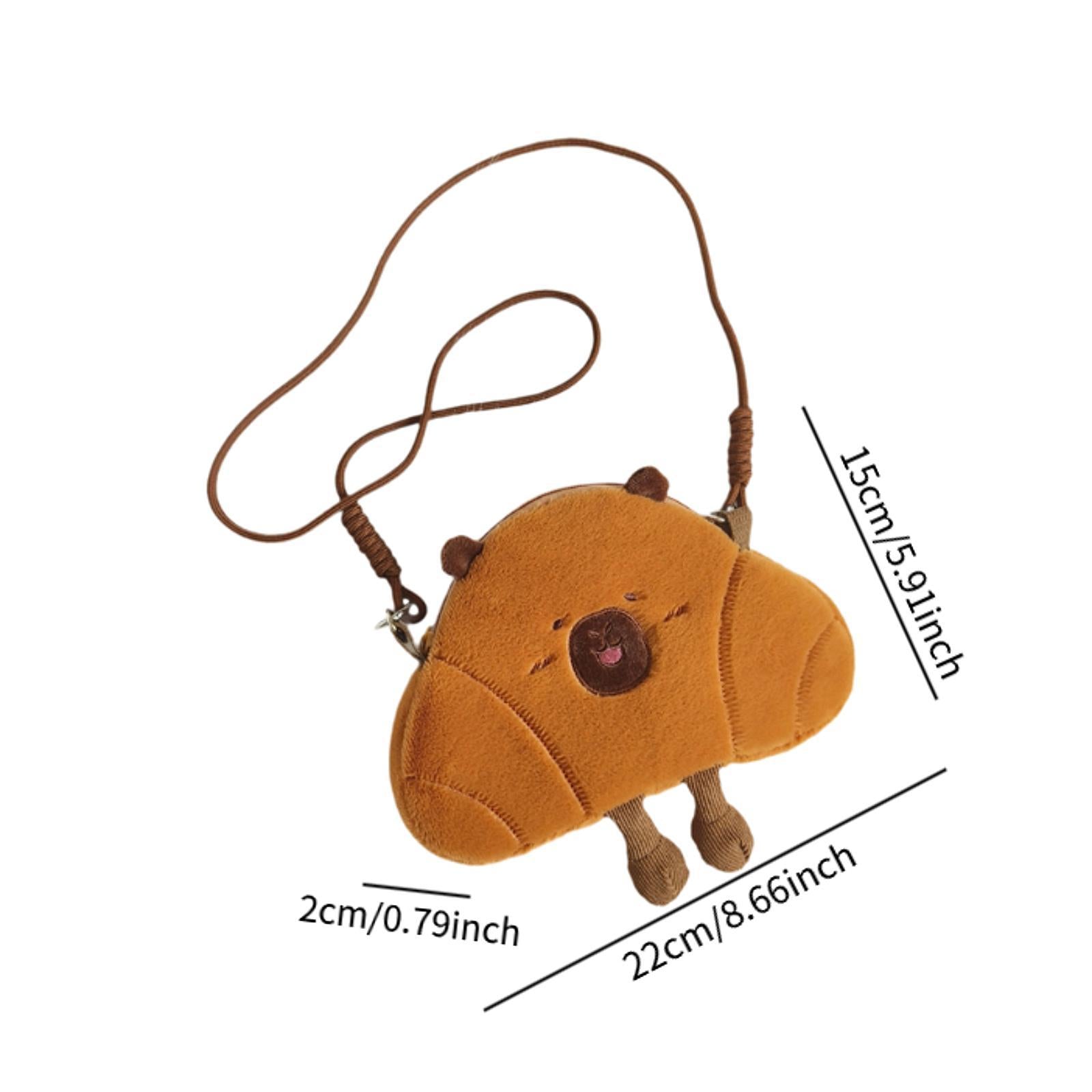 Capybara Crossbody Bag Comfortable Change Pouch for Shopping Dating Vacation