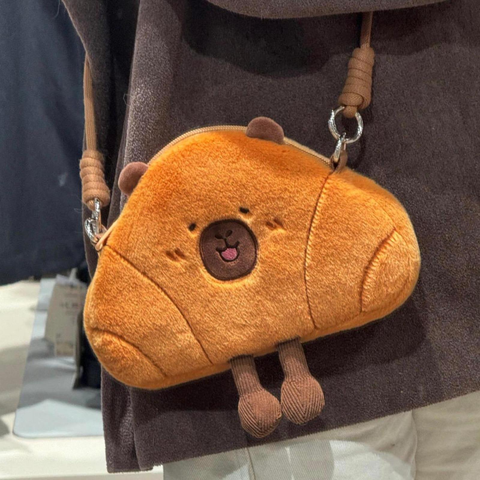 Capybara Crossbody Bag Comfortable Change Pouch for Shopping Dating Vacation