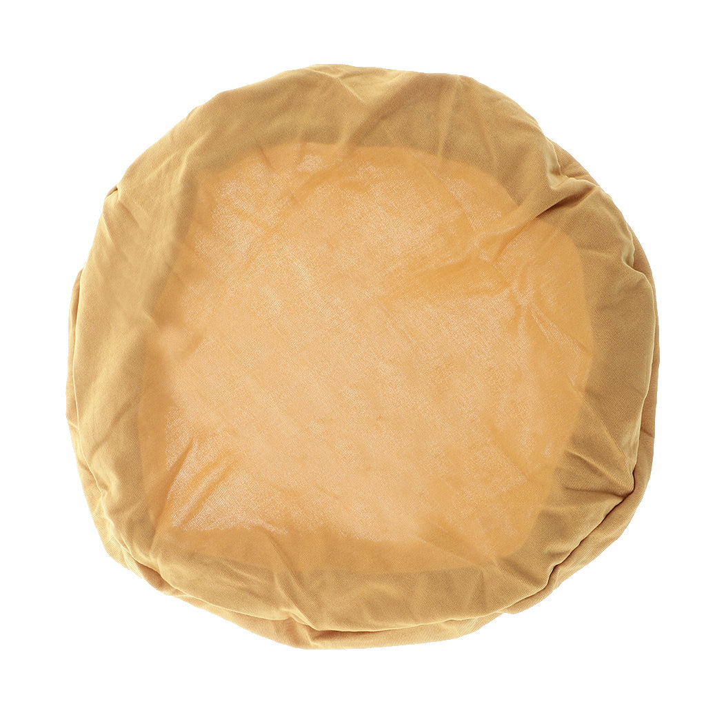 10 Pieces Elastic Bar Stool Covers Round Chair Seat Cover Cushion Gold