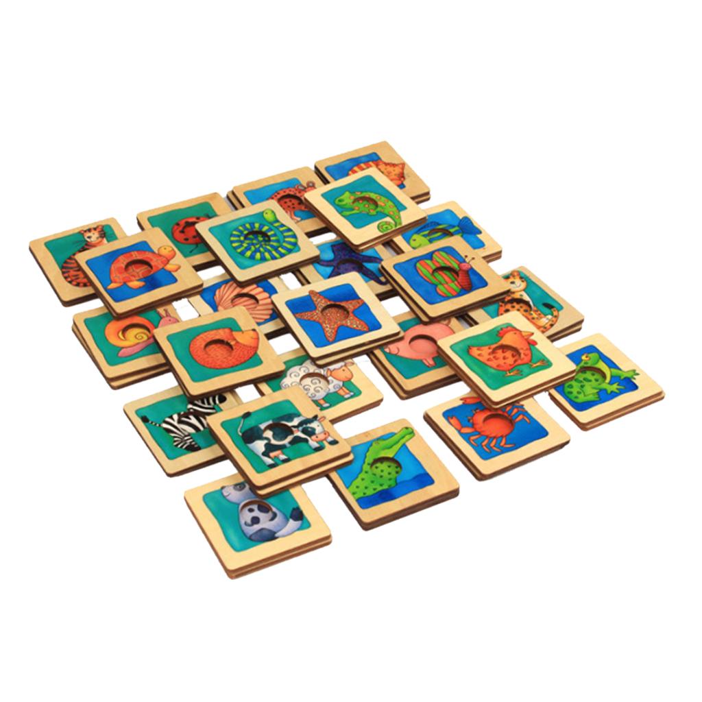 Early Educational Toy - Animal Body Board Matching for Fun