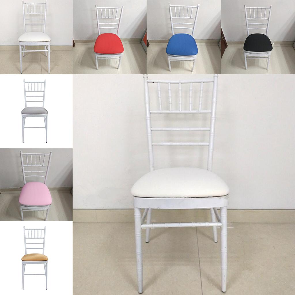 10Pcs Spandex Stretch Chair Cover Wedding Dining Chair Slipcover White