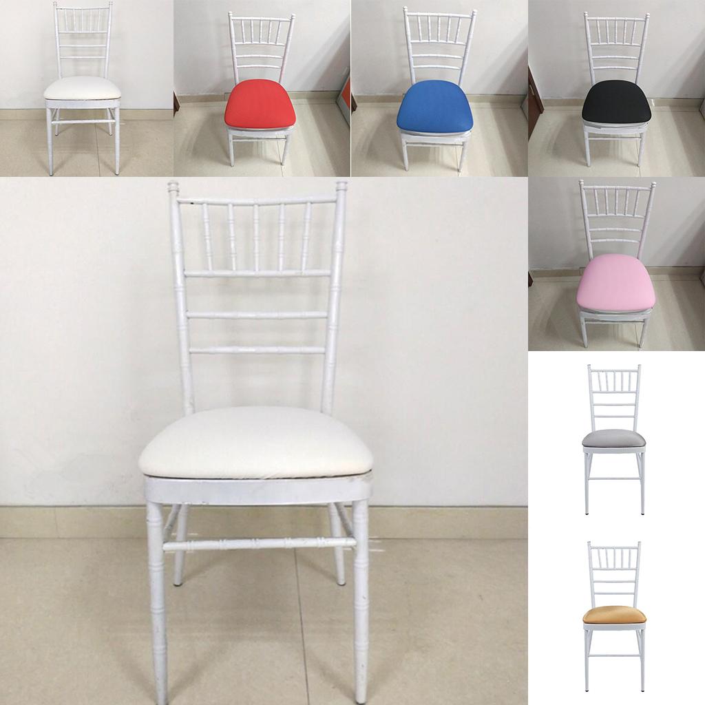 10Pcs Spandex Stretch Chair Cover Wedding Dining Chair Slipcover White