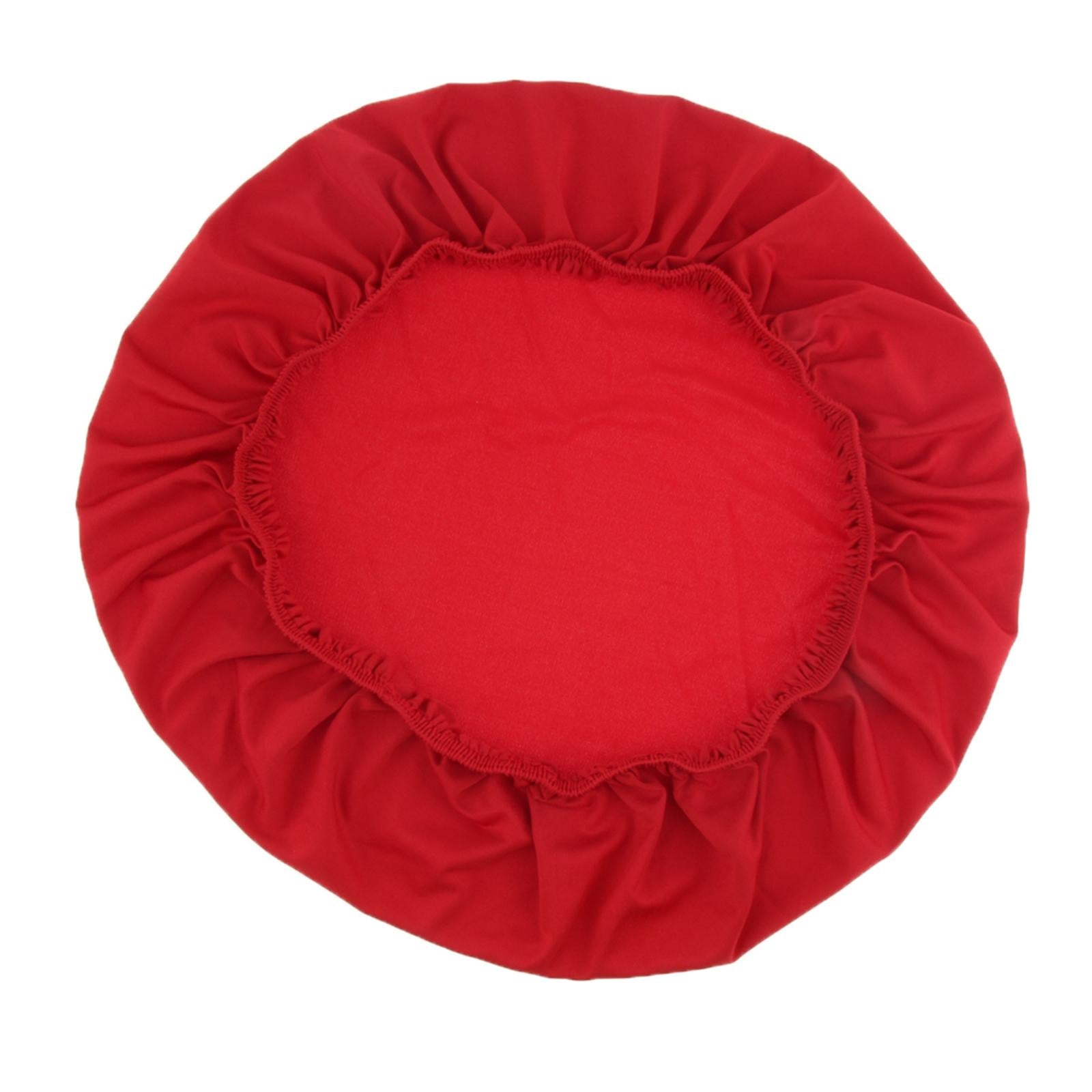 10Pcs Spandex Stretch Chair Cover Wedding Dining Chair Slipcover Red