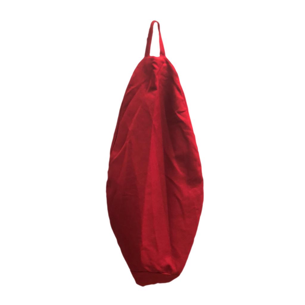 Solid Color Linen Bean Bag Cover Sofa Slipcover Wine