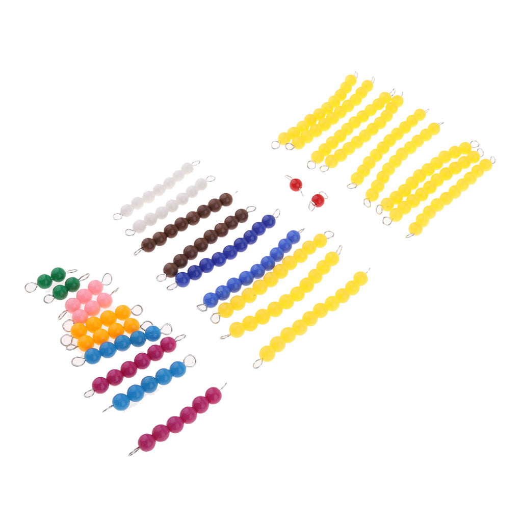 Wooden Bead Bar Number Counting Toys Preshool Infant Kids Early Learning Toy