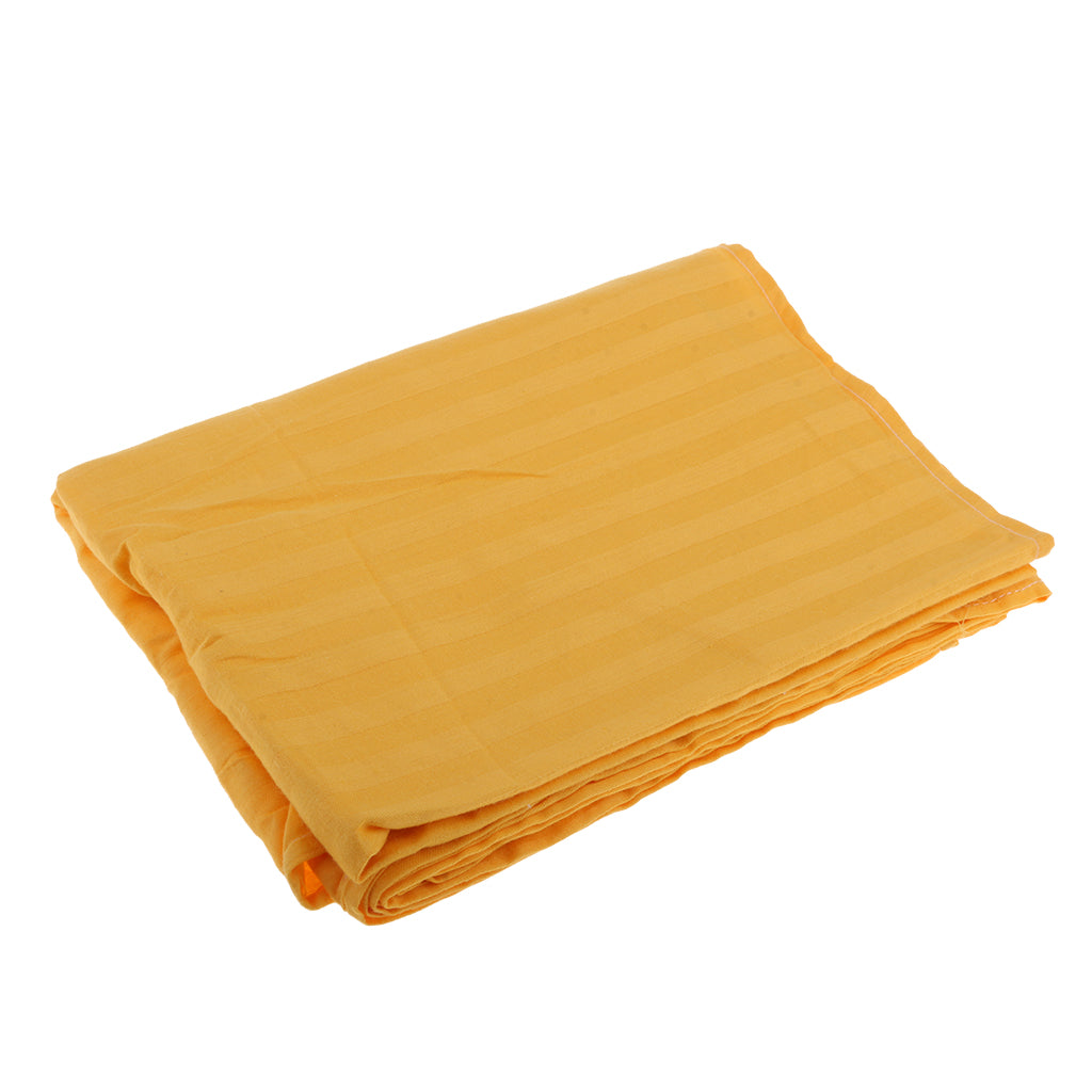 2Pcs Cotton Waterproof SPA Massage Bed Cover with Face Hole Yellow