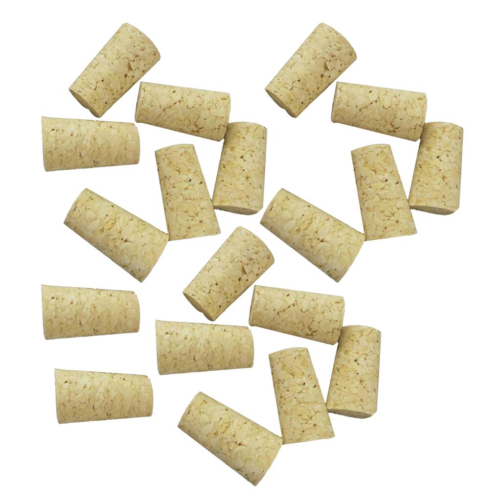 20 Pieces Tapered Cork Stopper Wine Bottle Wooden Corks For Red Wine Bottle