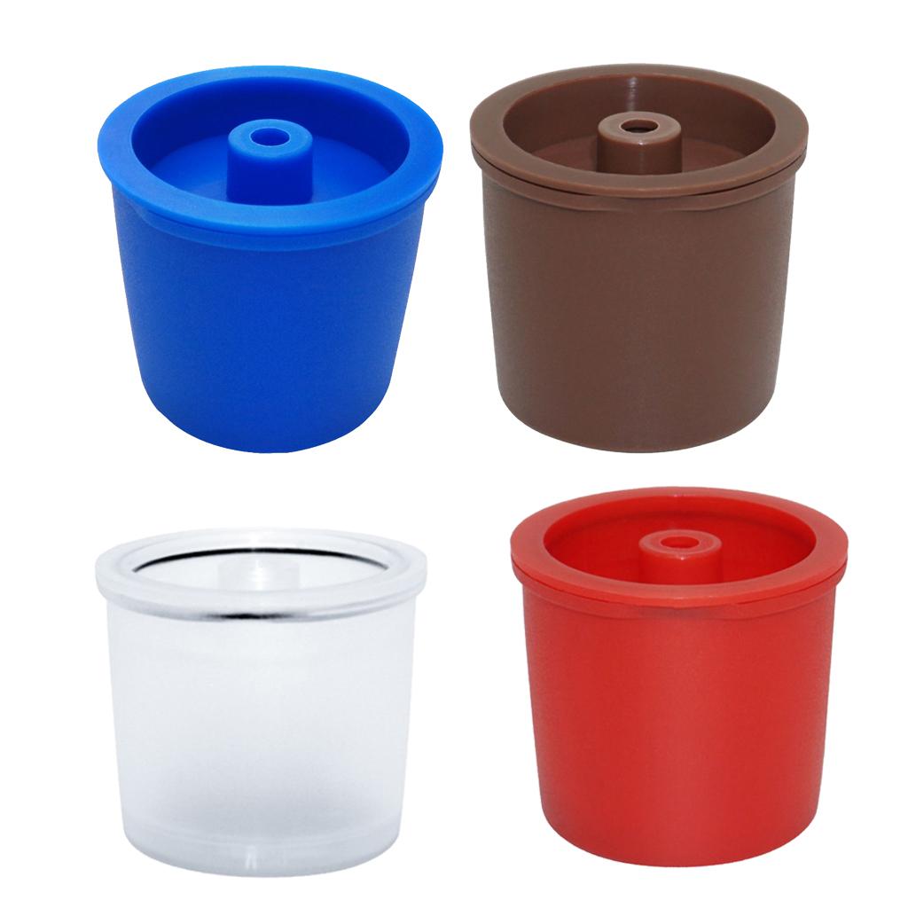 4Pieces Refillable Reusable Coffee Filter Filling Capsule For Illy Clear
