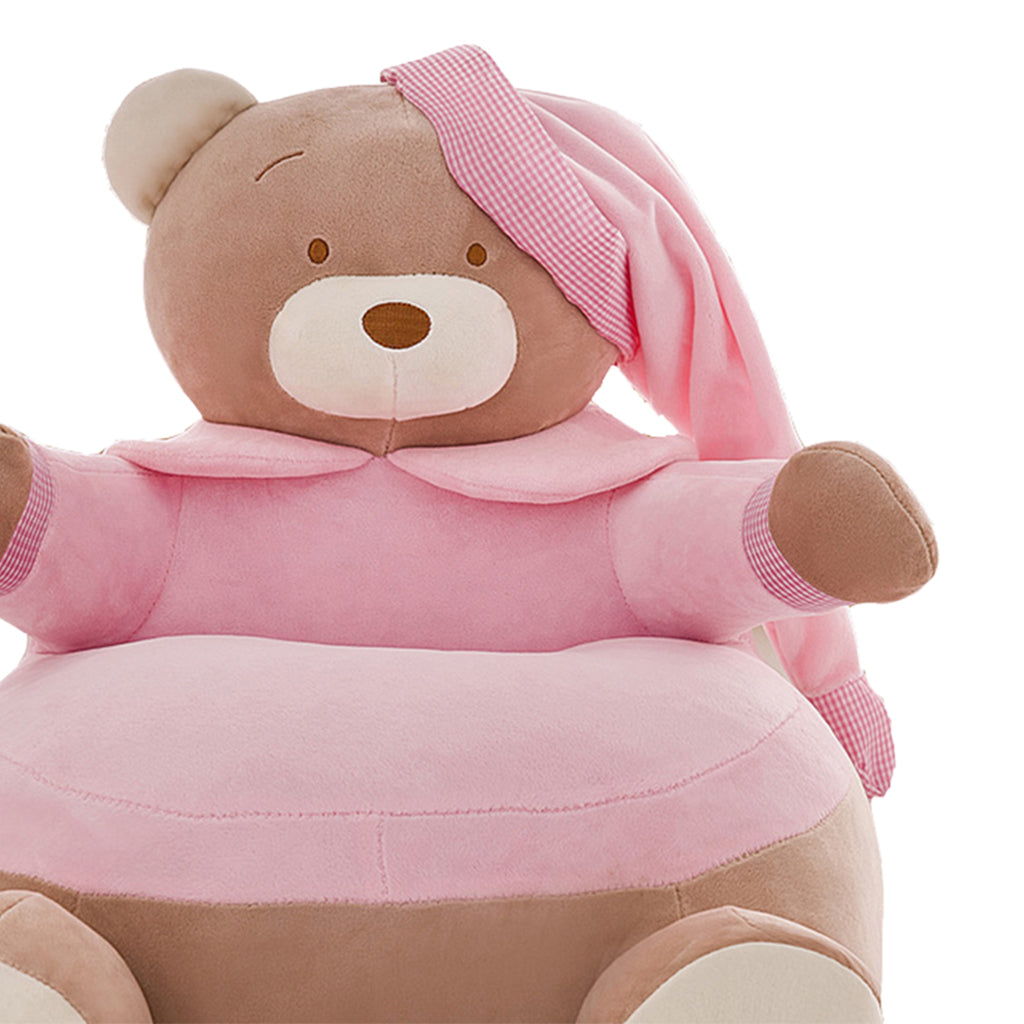 Adorable Children Seat Sofa Cover Armchair Baby Chair Bean Bag 02 Light Pink