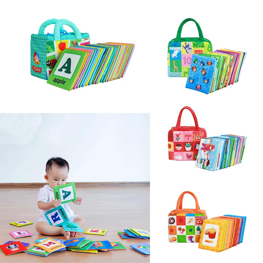 26 Pieces Vivid Safety Cloth Cards for Baby Children #1 Alphabet A - Z