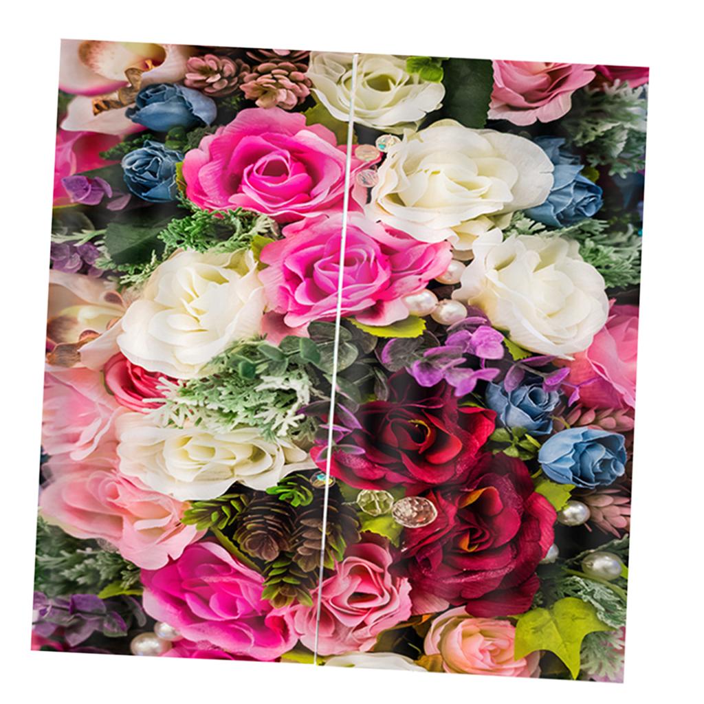 Charming Floral Printed Window Curtains Bath Drapes 8