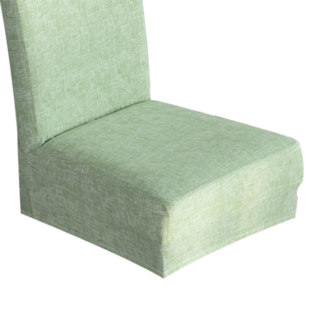 Universal Stretch Dining Room Chair Slipcover Stool Seat Cover Grass Green