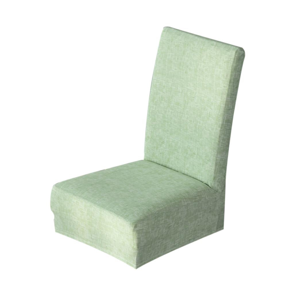 Universal Stretch Dining Room Chair Slipcover Stool Seat Cover Grass Green