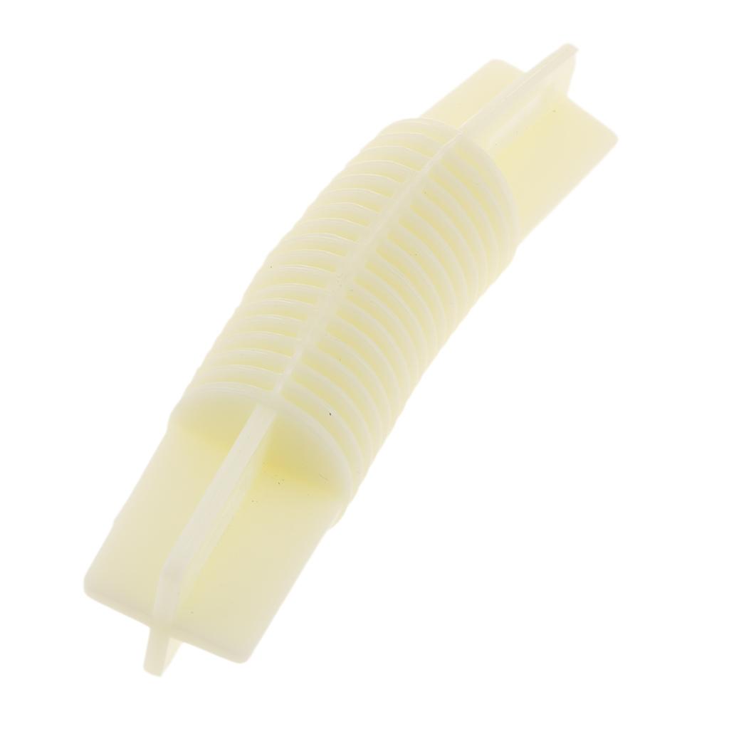 5Pieces Corner Bay Window Curtain Pole Elbow Joint Connector Beige