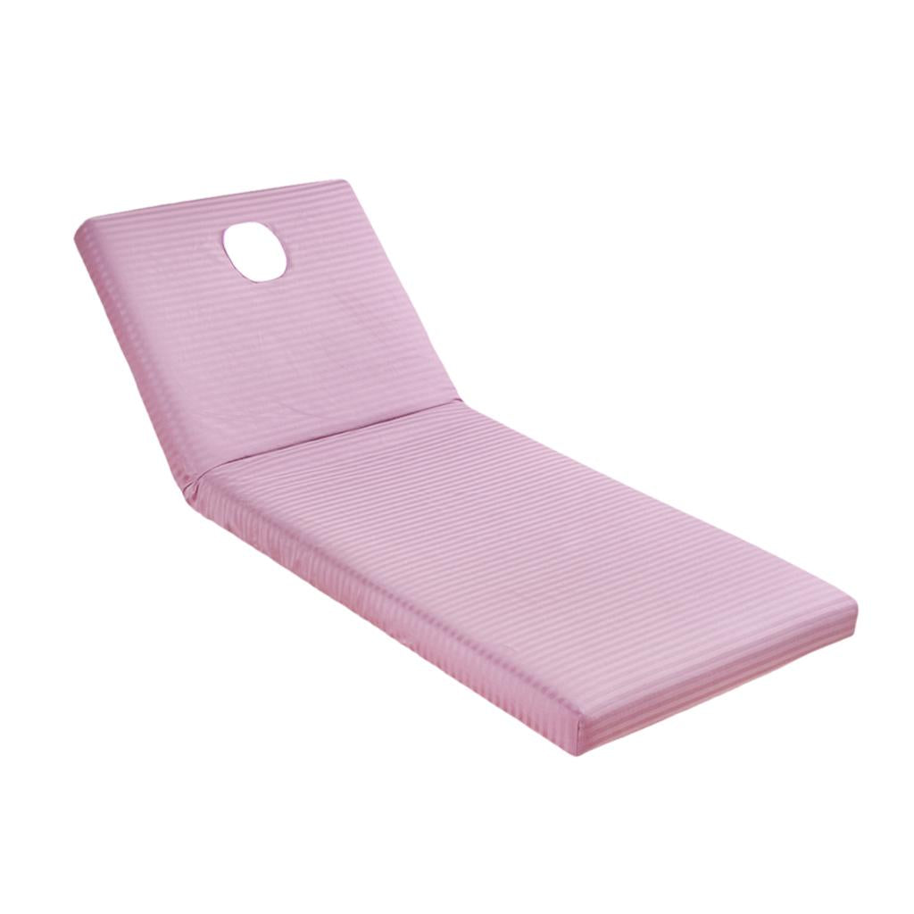 Reusable SPA Massage Cloth Bed Sheet Cover with Face Hole 190x70cm Purple