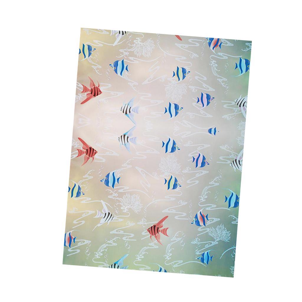 Self Adhesive 45X200cm Frosted Window Film For UV Rejection Style 21