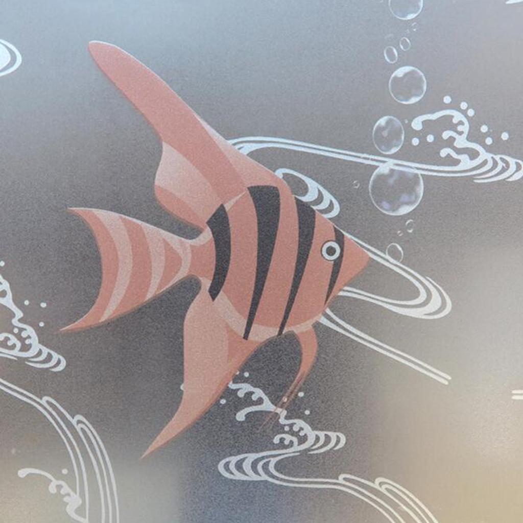 Self Adhesive 45X200cm Frosted Window Film For UV Rejection Style 21