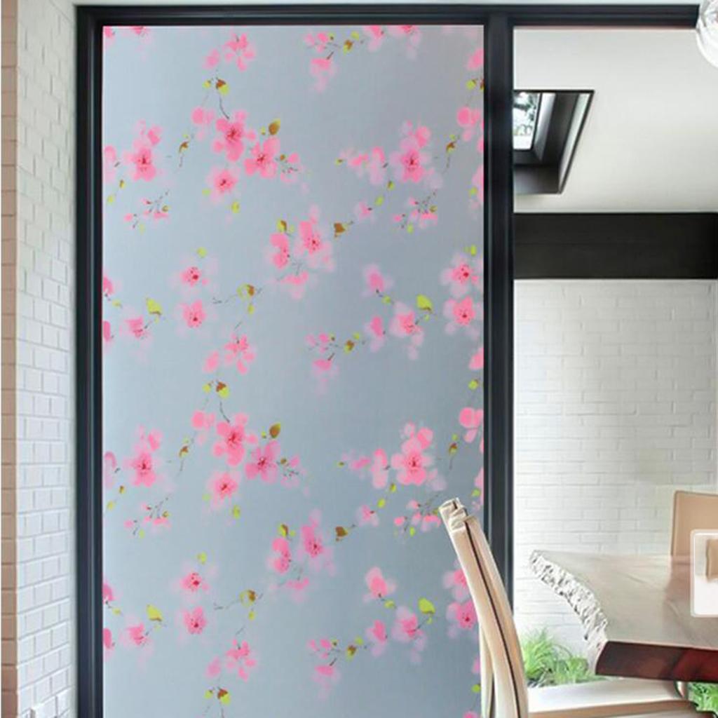 Self Adhesive Frosted Window Film For UV Rejection Heat Control Style 14