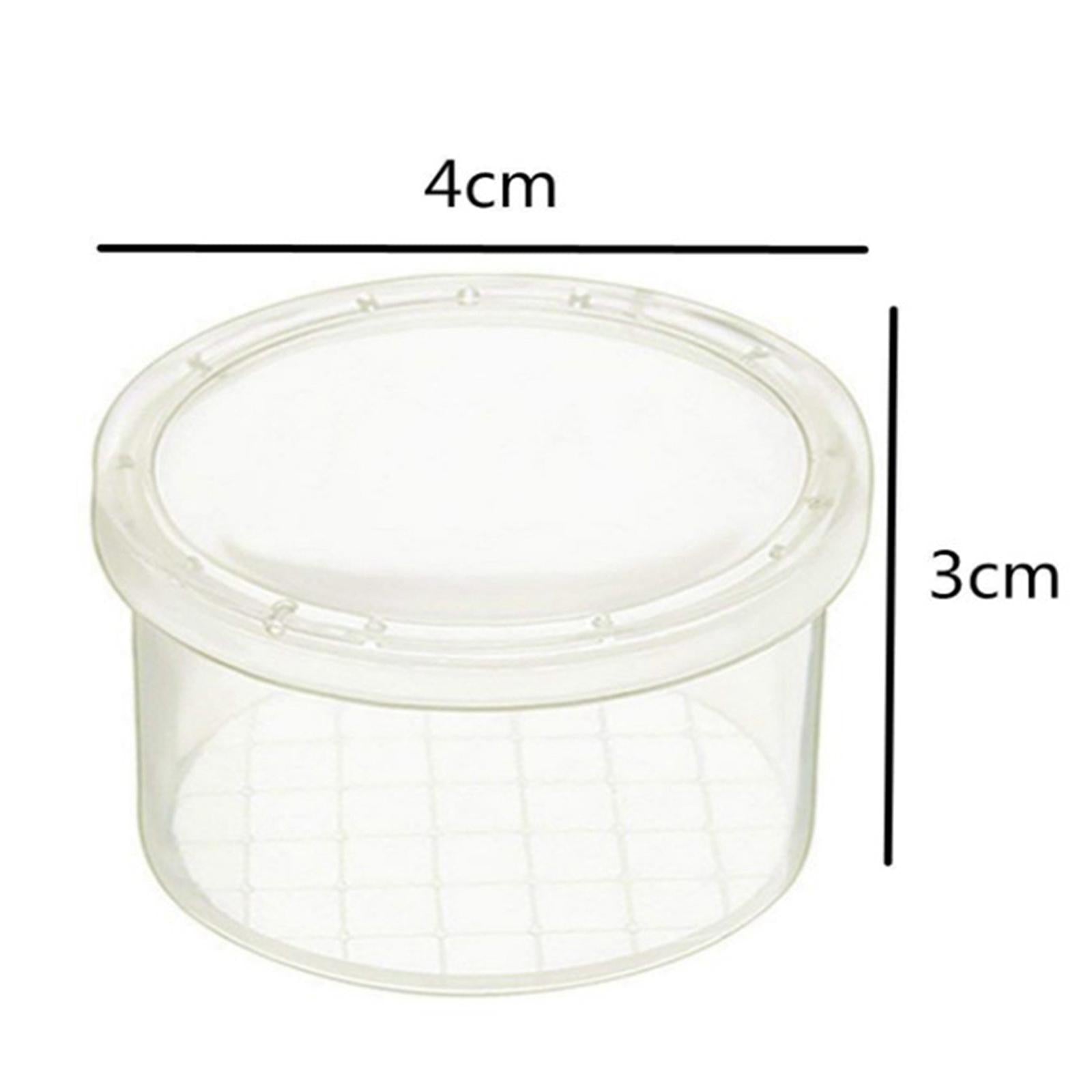 5 Pieces Plastic Cups Insect Cage Box with Magnifying Top