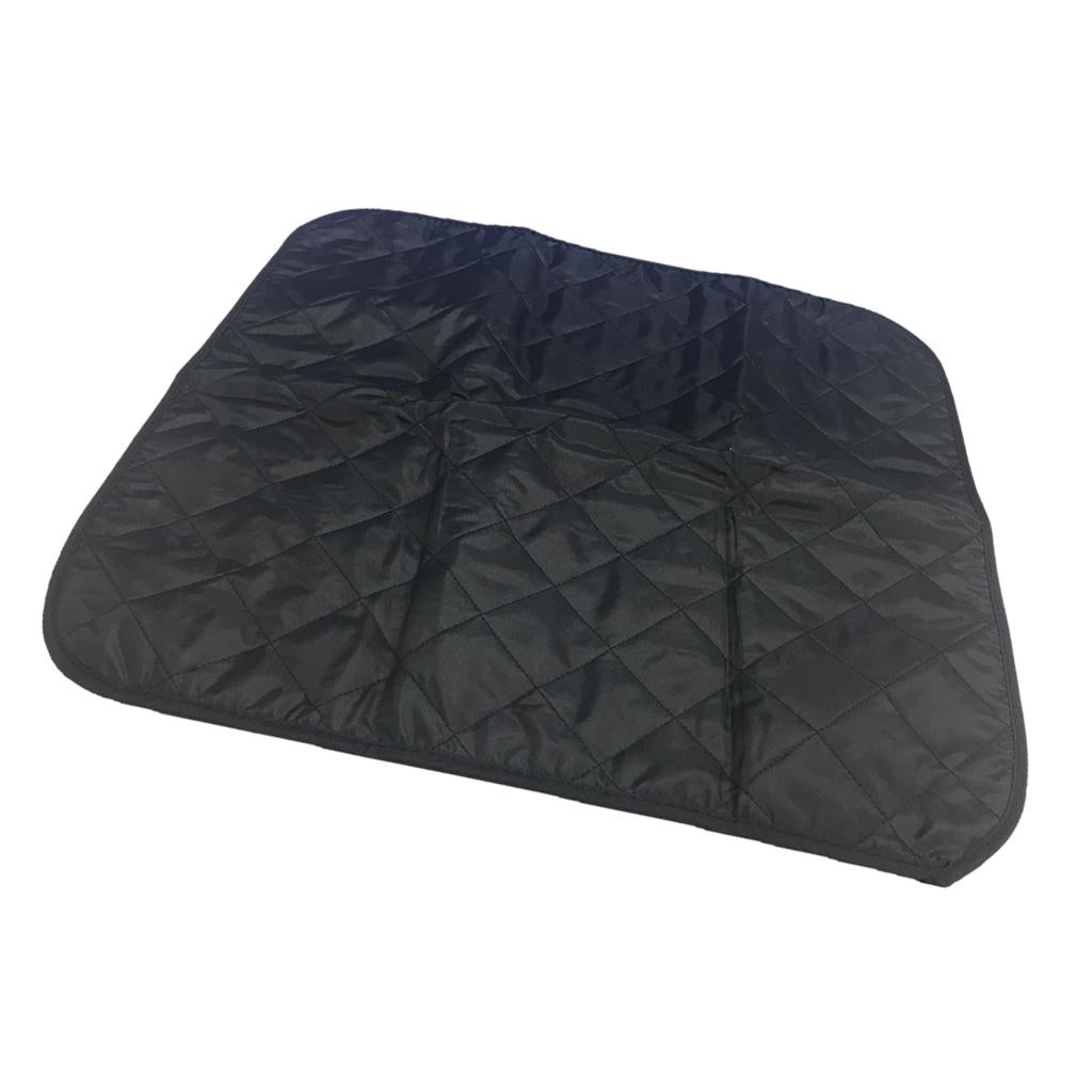 Reversible Quilted Waterproof Pet Mat 1-Seater Sofa Armchair Cover Black