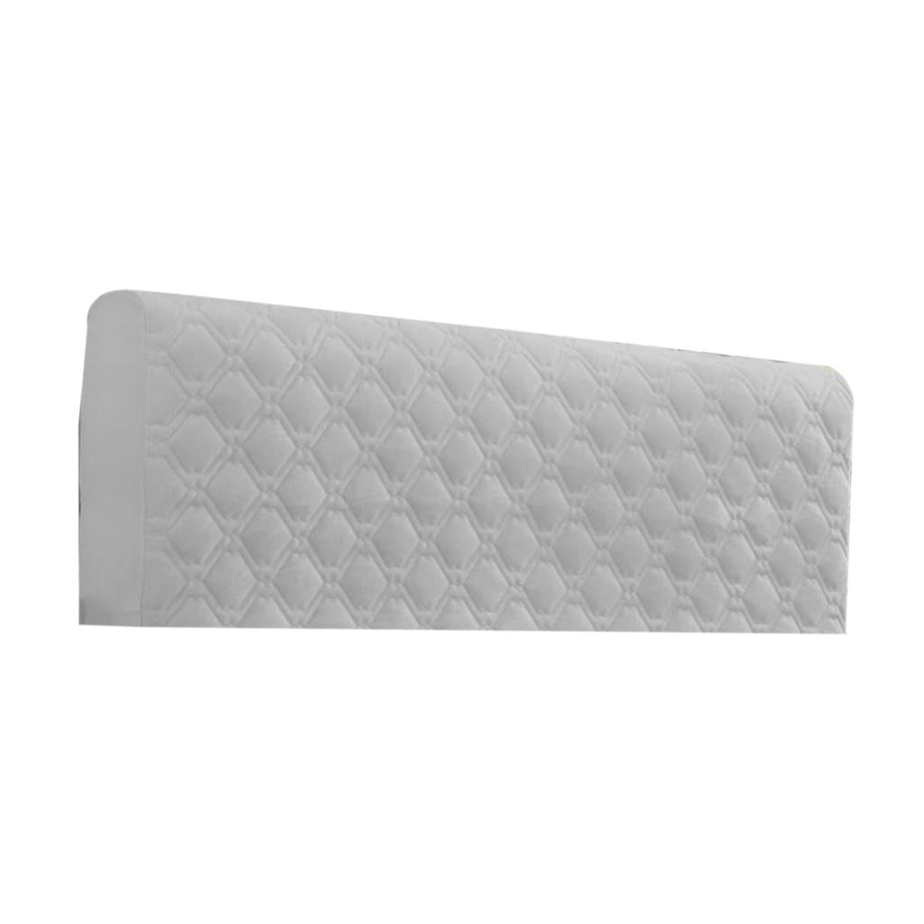 Thickening Stretch Bed Headboard Slip Cover Protector Decoration Gray