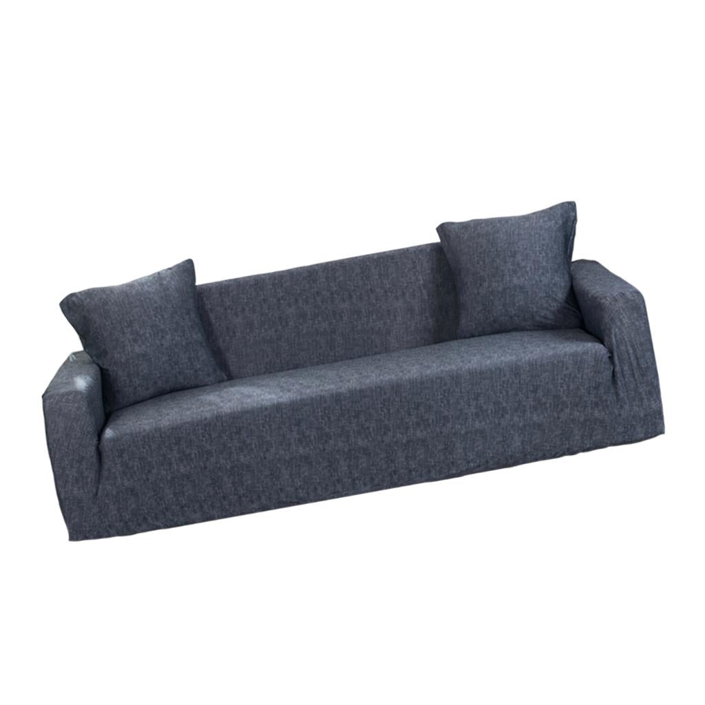 Stretch Sofa Covers Couch Cover Slipcover Protector Grey - 2 Seater
