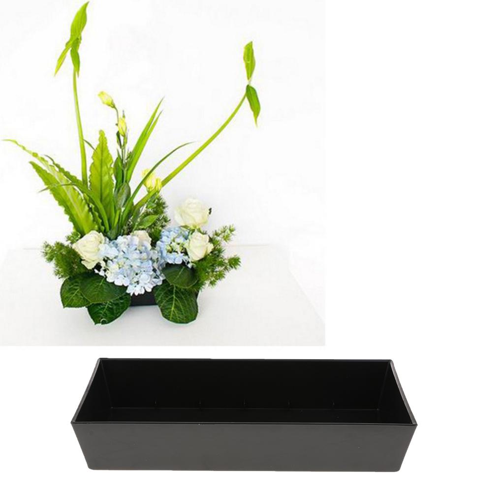 Plastic Ikebana Suiban Vase Pot Bonsai Flower Container