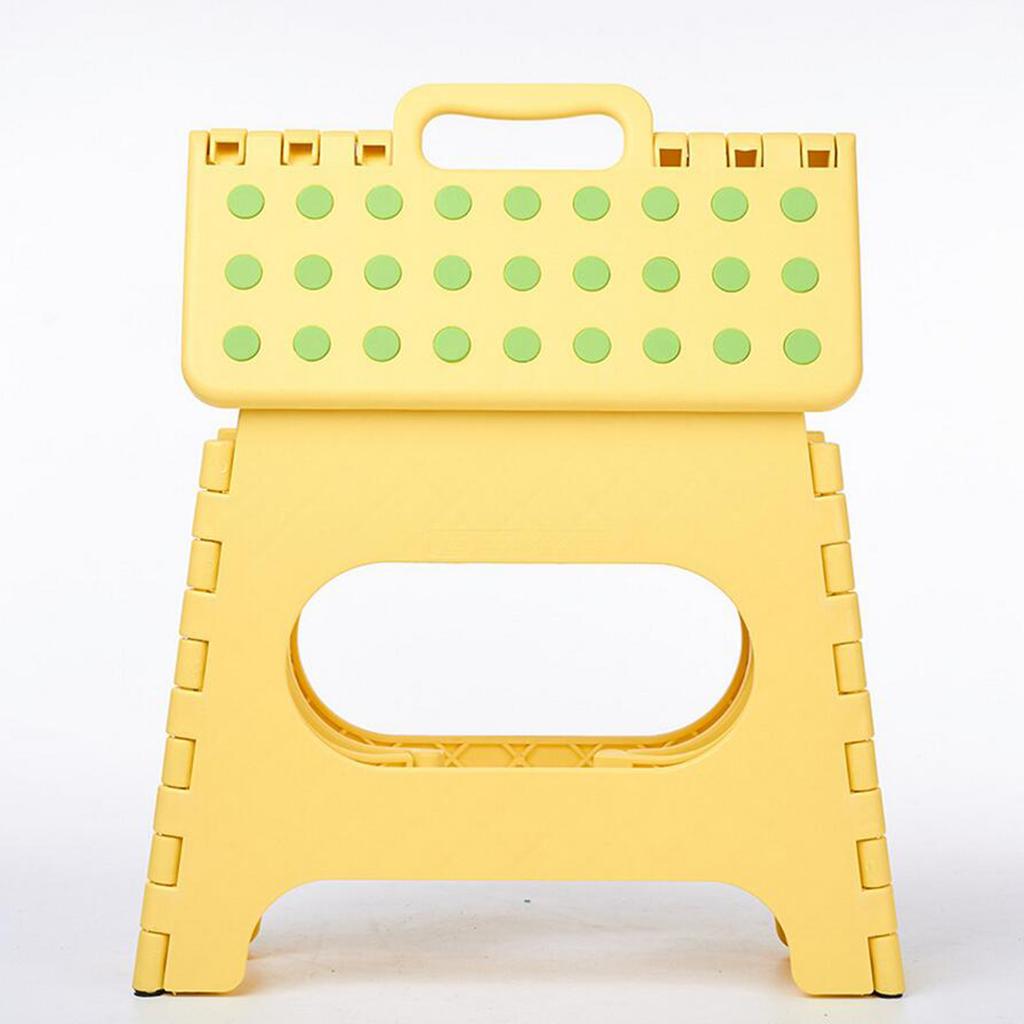 Super Strong Folding Step Stool for Adults Kids Multi-purpose Chair Yellow