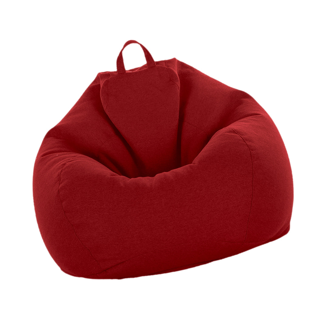 Beanbag Covers for Stuffed Animals 90*110cm Adult Size Wine Red