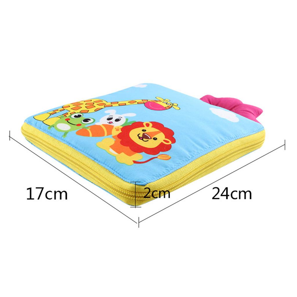 Soft Baby Cloth Book 3D Activity Books for Toddlers Preschool Education Toys