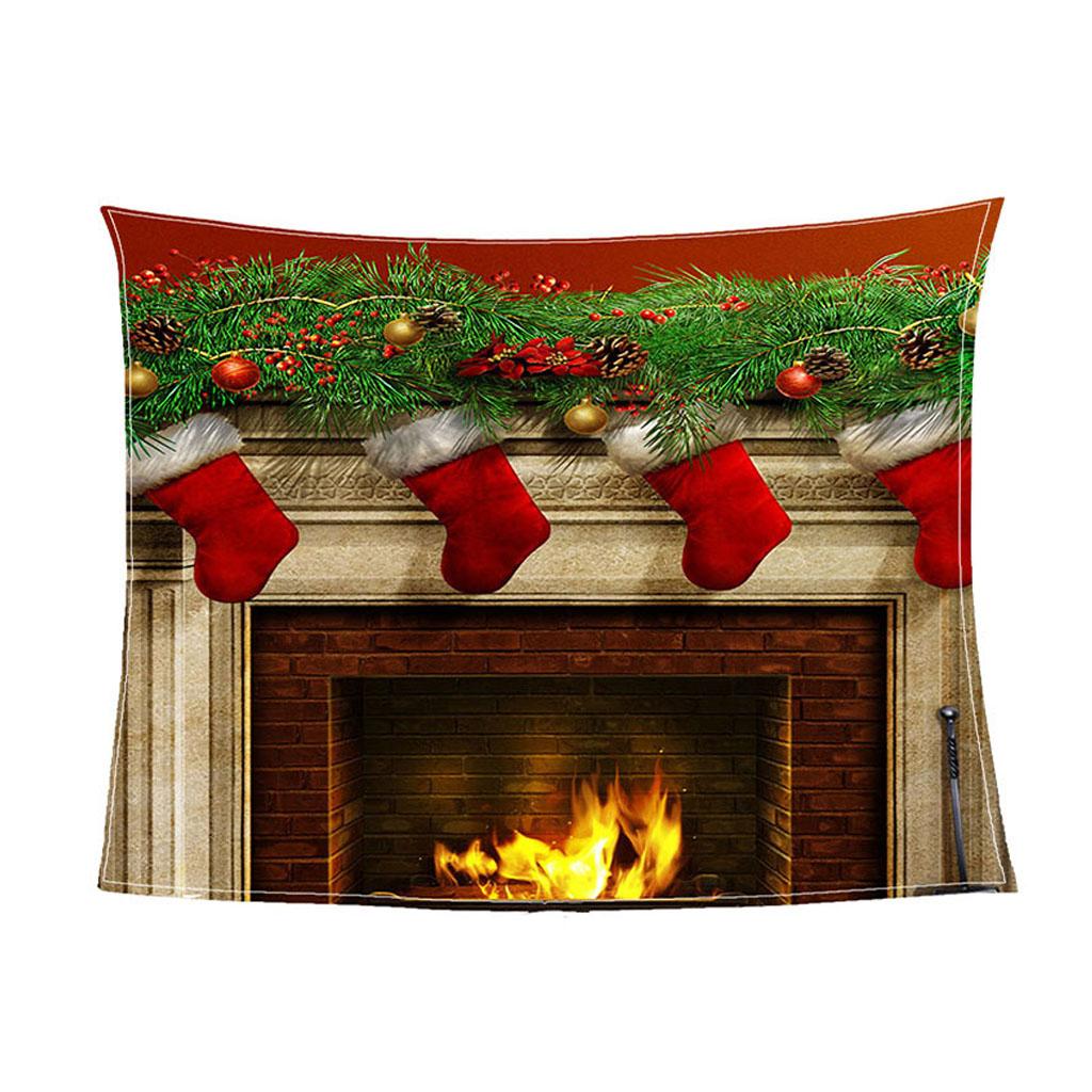 Digital Printing Flannel Blanket Bed Sofa Throw Fireplace 150x200cm