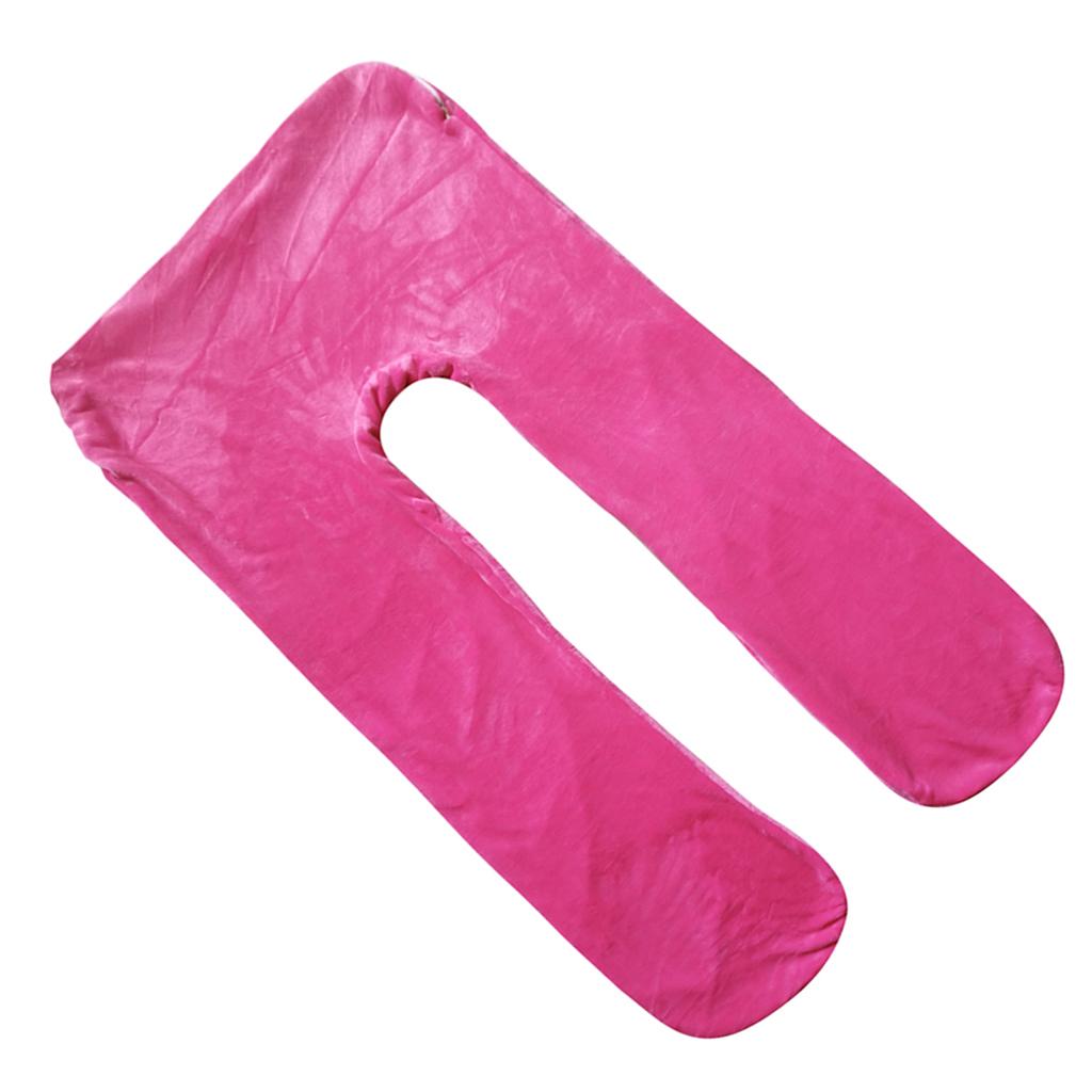 Removable Cover Maternity Shape Pillowcase Rose Red