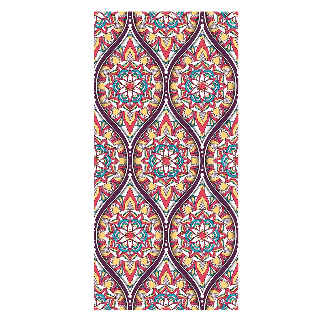 Floral Static Cling Stained Window Film Privacy Frosted Glass Stickers 10