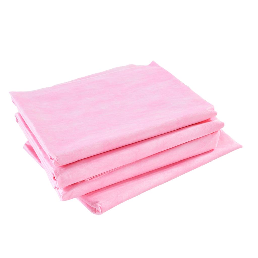 20Pcs Waterproof Anti-oil Disposable Massage Table Sheet Pink