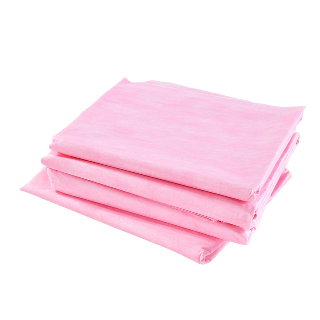 20Pcs Waterproof Anti-oil Disposable Massage Table Sheet Pink