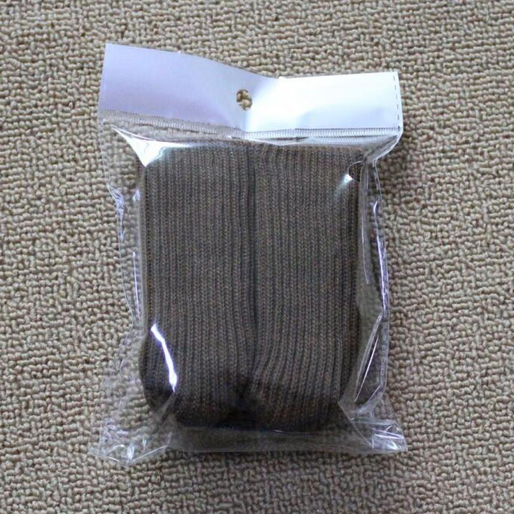 4x11cm Furniture Feet Caps Covers/Knitted Chair Leg Socks Brown