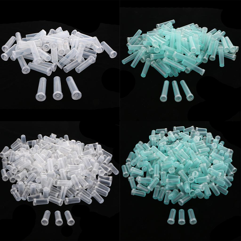 Plastic Flower Water Tubes Floral Tube/Vials Clear Blue_4.1x1.8cm