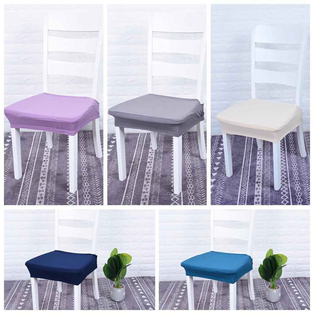 Stretch Waterproof Dining Chair Cover Seat Protectors Beige