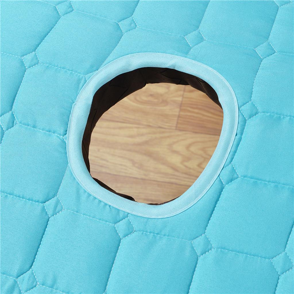Non-slip Massage Table Sheet Cover with Elastic Band 190x80cm Blue