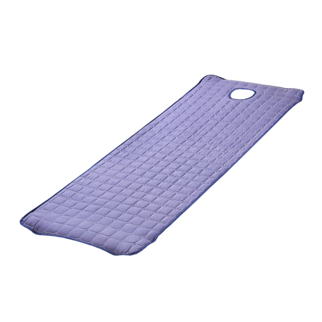 Non-slip Massage Table Sheet Cover with Elastic Band 190x80cm Purple