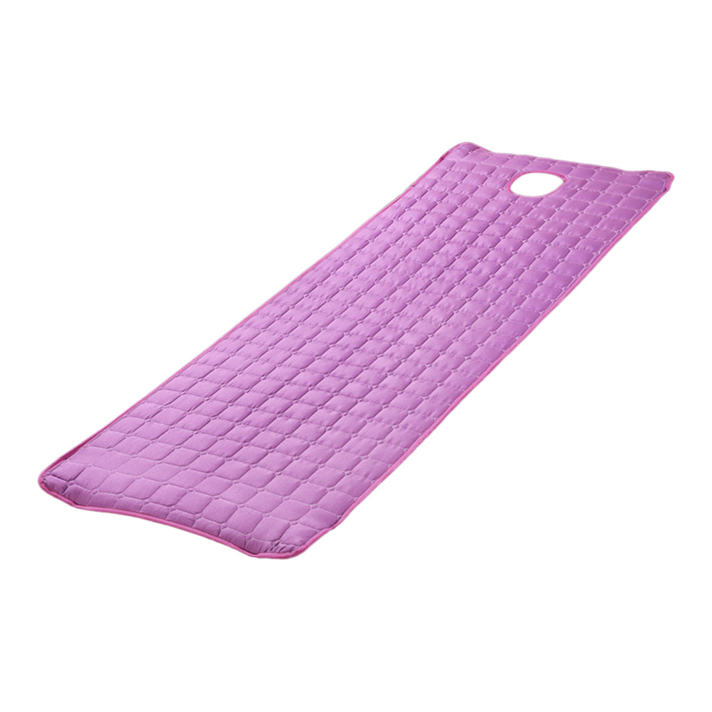 Non-slip Massage Table Sheet Cover with Elastic Band 190x80cm Light Purple