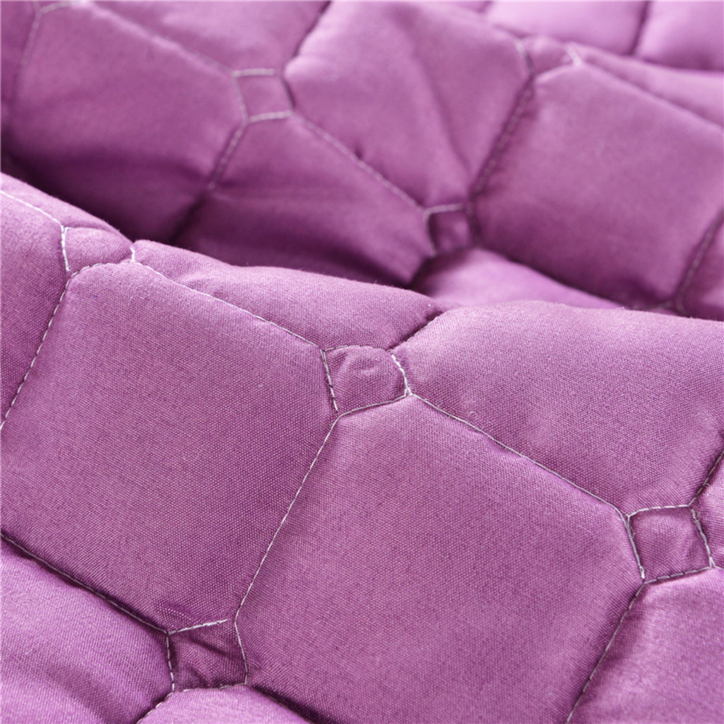Non-slip Massage Table Sheet Cover with Elastic Band 190x80cm Light Purple
