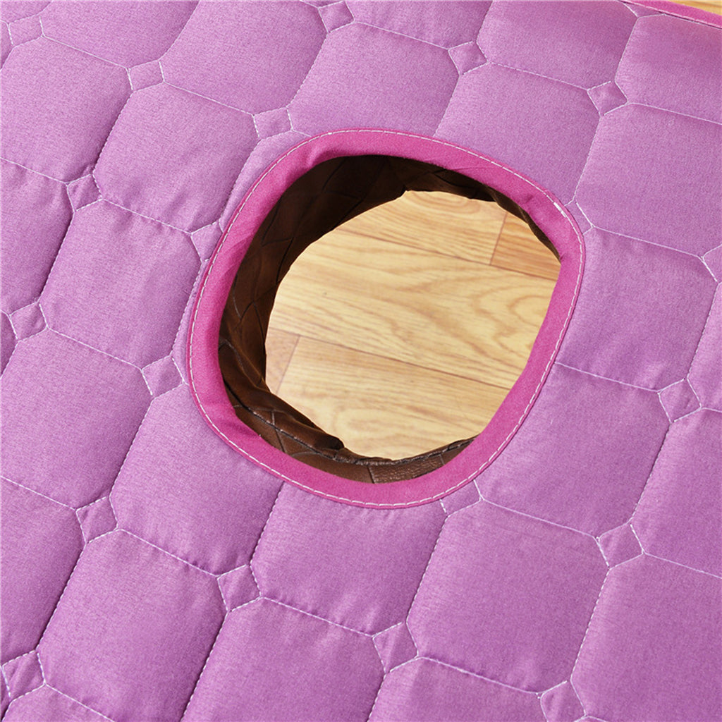 Non-slip Massage Table Sheet Cover with Elastic Band 190x80cm Light Purple