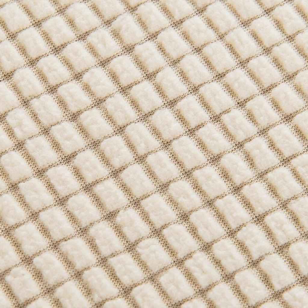 Stretchy Round Bar Stool Cover Chair Seat Cushion Fits 30-38cm Beige