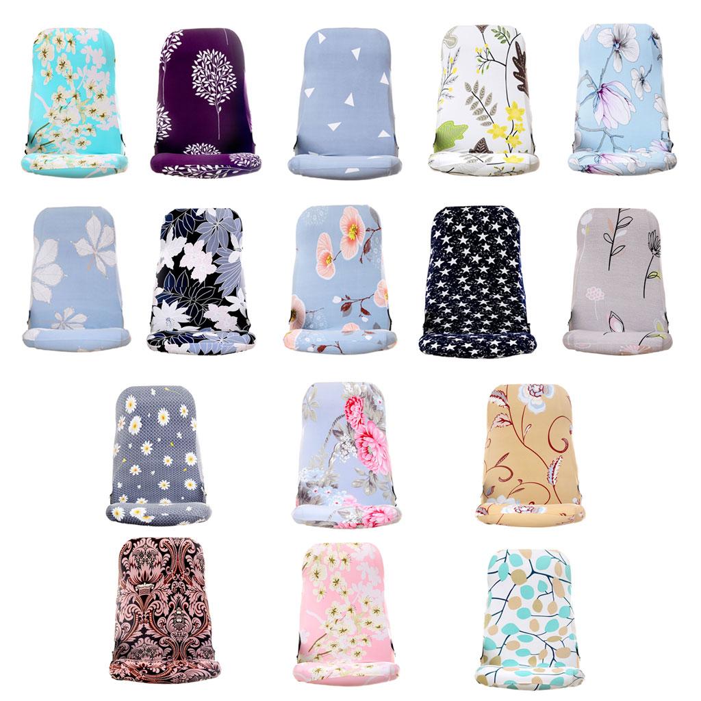 Floral Pattern Stretchable Office Computer Chair Covers Slipcover 1